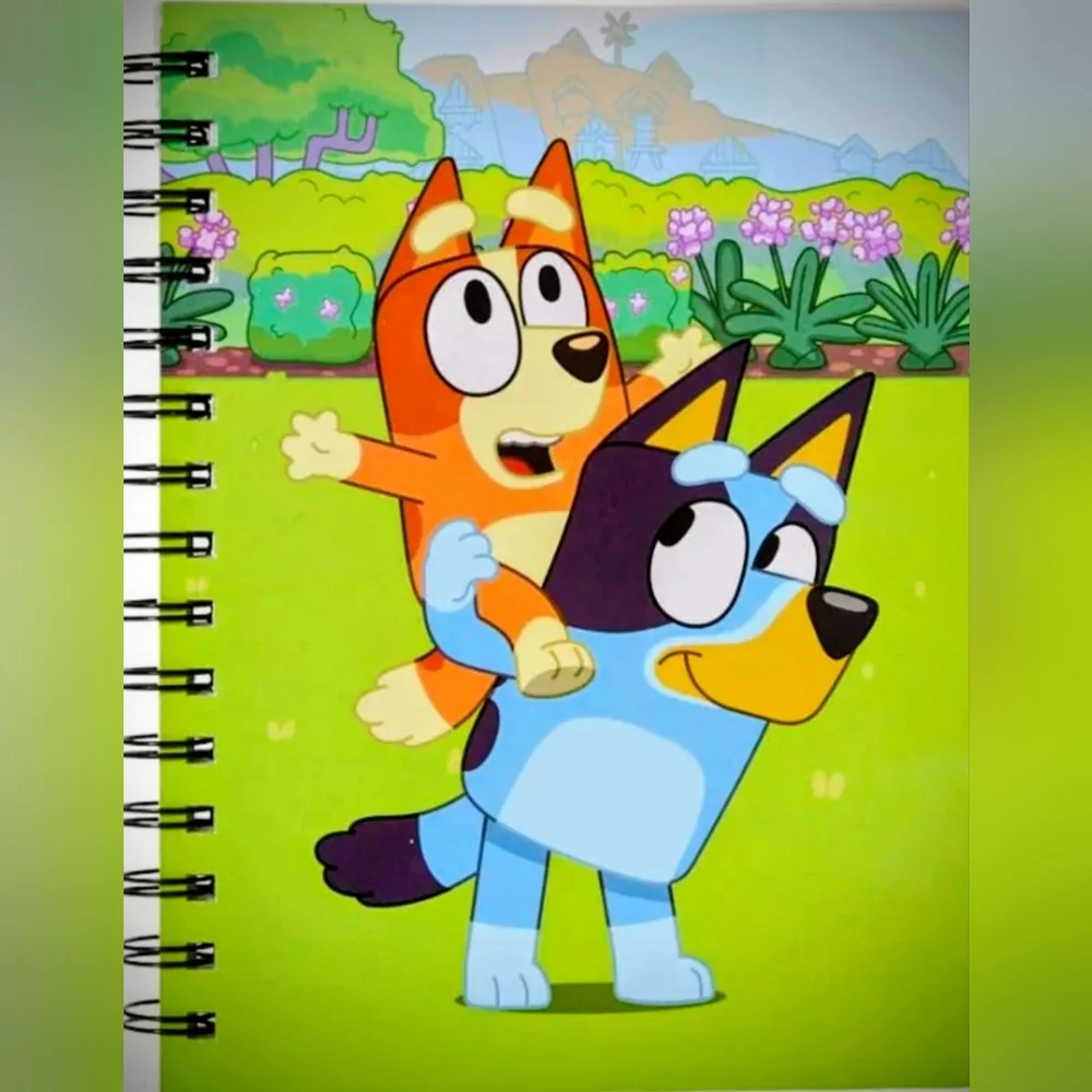 Bluey Gel Pens & Journal School Gift Set - Blue, Orange, White